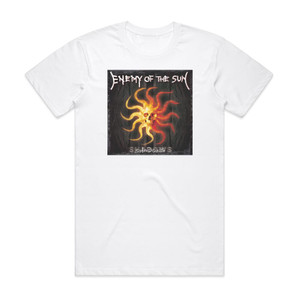 Enemy of the Sun Shadows Album Cover T-Shirt White Enemy of the Sun Shadows Album Cover T-Shirt White