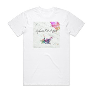 Echoes and Signals Comma Album Cover T-Shirt White