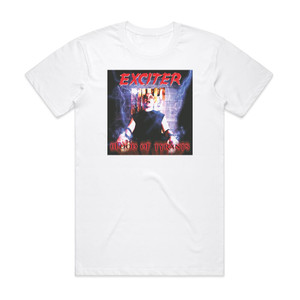Exciter Blood Of Tyrants Album Cover T-Shirt White Exciter Blood Of Tyrants Album Cover T-Shirt White