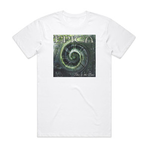 Epica This Is The Time Album Cover T-Shirt White Epica This Is The Time Album Cover T-Shirt White