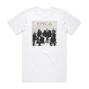 Epica Omegacoustic Album Cover T-Shirt White Epica Omegacoustic Album Cover T-Shirt White