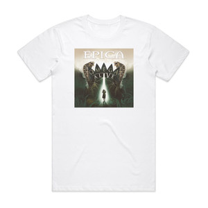 Epica Mega Alive Album Cover T-Shirt White Epica Mega Alive Album Cover T-Shirt White