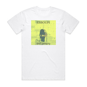 Essoupi Aktiv Ddshjlp Album Cover T-Shirt White Essoupi Aktiv Ddshjlp Album Cover T-Shirt White