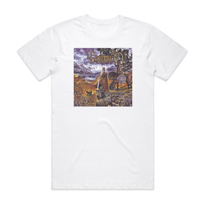 Ensiferum Iron Album Cover T-Shirt White Ensiferum Iron Album Cover T-Shirt White
