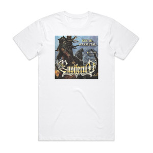 Ensiferum Suomi Warmetal Album Cover T-Shirt White Ensiferum Suomi Warmetal Album Cover T-Shirt White