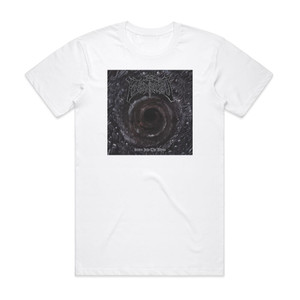 Enshadowed Stare Into The Abyss Album Cover T-Shirt White Enshadowed Stare Into The Abyss Album Cover T-Shirt White