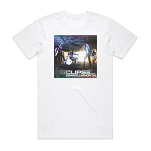 Eclipse Rock Espritu Inmortal Album Cover T-Shirt White Eclipse Rock Espritu Inmortal Album Cover T-Shirt White