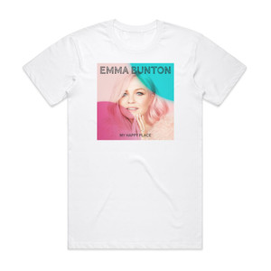 Emma Bunton My Happy Place Album Cover T-Shirt White Emma Bunton My Happy Place Album Cover T-Shirt White