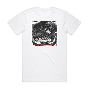 Enslaved Hordanes Land Album Cover T-Shirt White Enslaved Hordanes Land Album Cover T-Shirt White