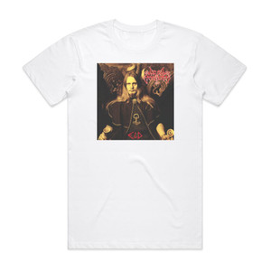 Enslaved Eld Album Cover T-Shirt White Enslaved Eld Album Cover T-Shirt White