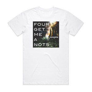 FOUR GET ME A NOTS Silver Lining Album Cover T-Shirt White