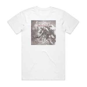 Fleshdoll Blood Red District Album Cover T-Shirt White Fleshdoll Blood Red District Album Cover T-Shirt White