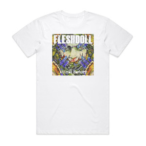 Fleshdoll Animal Factory Album Cover T-Shirt White