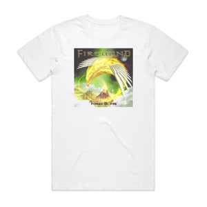 Firewind Forged By Fire Album Cover T-Shirt White Firewind Forged By Fire Album Cover T-Shirt White