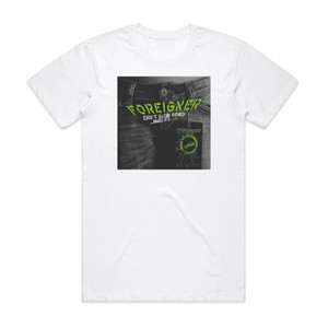 Foreigner Cant Slow Down When Its Live Album Cover T-Shirt White Foreigner Cant Slow Down When Its Live Album Cover T-Shirt White