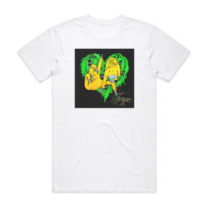 Fergie Lalove La La Album Cover T-Shirt White Fergie Lalove La La Album Cover T-Shirt White