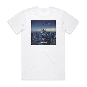 Flunk Sanctuary Album Cover T-Shirt White Flunk Sanctuary Album Cover T-Shirt White