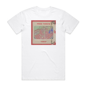 Free Throw Swig Album Cover T-Shirt White Free Throw Swig Album Cover T-Shirt White