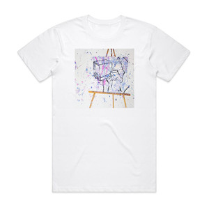 Free Throw Missing Pieces Album Cover T-Shirt White Free Throw Missing Pieces Album Cover T-Shirt White