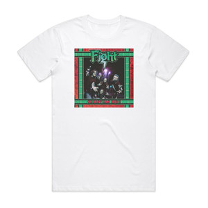 Fight Christmas Ride Album Cover T-Shirt White Fight Christmas Ride Album Cover T-Shirt White