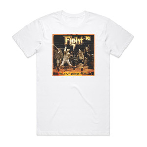 Fight K5 War Of Words Demos Album Cover T-Shirt White Fight K5 War Of Words Demos Album Cover T-Shirt White