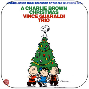 Vince Guaraldi Trio A Charlie Brown Christmas-3 Album Cover Sticker Vince Guaraldi Trio A Charlie Brown Christmas-3 Album Cover Sticker