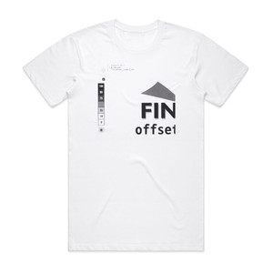 FIN Offset Album Cover T-Shirt White FIN Offset Album Cover T-Shirt White