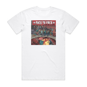face to face Live In A Dive Album Cover T-Shirt White