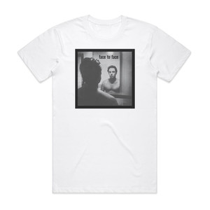 face to face Face To Face Album Cover T-Shirt White face to face Face To Face Album Cover T-Shirt White