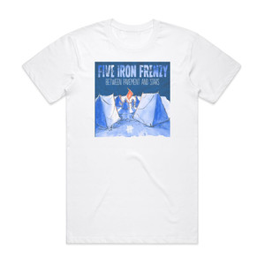 Five Iron Frenzy Between Pavement And Stars Album Cover T-Shirt White Five Iron Frenzy Between Pavement And Stars Album Cover T-Shirt White