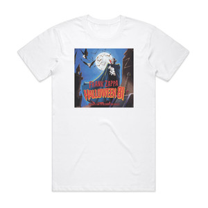 Frank Zappa Halloween 81 Highlights Album Cover T-Shirt White Frank Zappa Halloween 81 Highlights Album Cover T-Shirt White