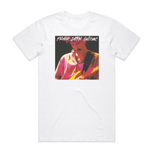 Frank Zappa Guitar Album Cover T-Shirt White Frank Zappa Guitar Album Cover T-Shirt White