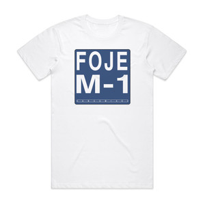 Foje M 1 Dancemixes Album Cover T-Shirt White Foje M 1 Dancemixes Album Cover T-Shirt White