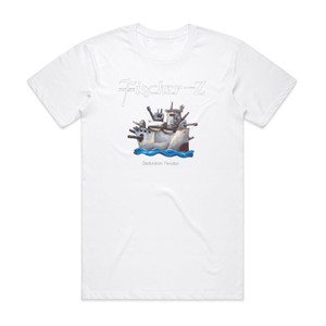 Fischer-Z Destination Paradise Album Cover T-Shirt White