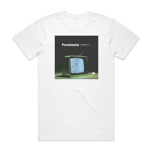 Foretaste Terrorist Tv Album Cover T-Shirt White Foretaste Terrorist Tv Album Cover T-Shirt White