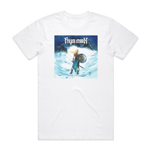 Frozen Crown The Shieldmaiden Album Cover T-Shirt White