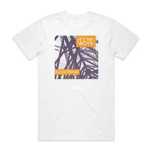 Few Boys Secret Times Album Cover T-Shirt White Few Boys Secret Times Album Cover T-Shirt White