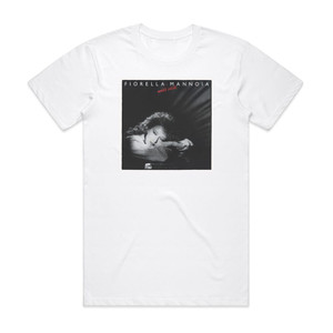 Fiorella Mannoia Momento Delicato Album Cover T-Shirt White Fiorella Mannoia Momento Delicato Album Cover T-Shirt White