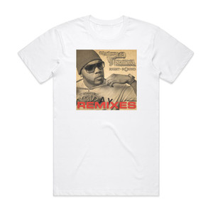 Flo Rida Right Round Remixes Album Cover T-Shirt White Flo Rida Right Round Remixes Album Cover T-Shirt White