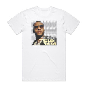 Flo Rida Turn Around 54321 Album Cover T-Shirt White Flo Rida Turn Around 54321 Album Cover T-Shirt White