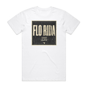 Flo Rida Good Feeling 1 Album Cover T-Shirt White Flo Rida Good Feeling 1 Album Cover T-Shirt White