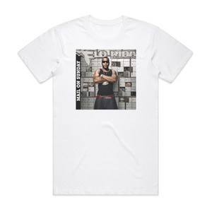 Flo Rida Mail On Sunday Album Cover T-Shirt White Flo Rida Mail On Sunday Album Cover T-Shirt White