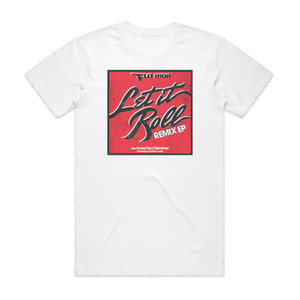 Flo Rida Let It Roll Album Cover T-Shirt White Flo Rida Let It Roll Album Cover T-Shirt White