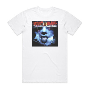 Front Line Assembly Hard Wired Album Cover T-Shirt White Front Line Assembly Hard Wired Album Cover T-Shirt White