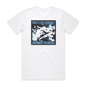Front Line Assembly The Initial Command Album Cover T-Shirt White Front Line Assembly The Initial Command Album Cover T-Shirt White