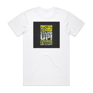 Friction Stand Up Life Cycle Album Cover T-Shirt White Friction Stand Up Life Cycle Album Cover T-Shirt White
