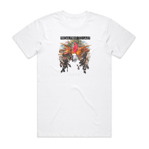 From First to Last Throne To The Wolves Album Cover T-Shirt White