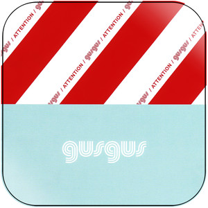 GusGus Attention Album Cover Sticker