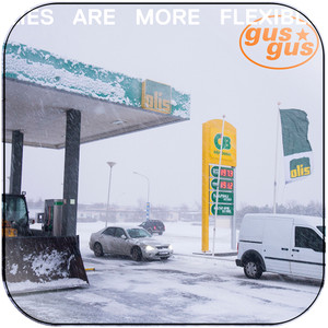 GusGus Lies Are More Flexible Album Cover Sticker GusGus Lies Are More Flexible Album Cover Sticker