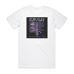 Fear Factory Demanufacture Album Cover T-Shirt White Fear Factory Demanufacture Album Cover T-Shirt White